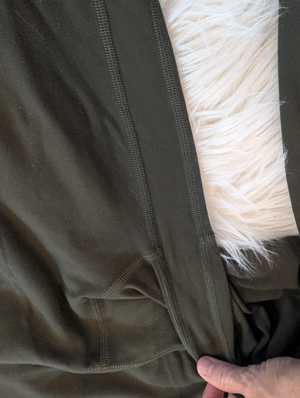 Lululemon Women's Align Pant 25” LW5DEPS High-Waist Olive Green Leggings 8